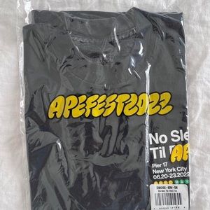 NWT Ape Fest 2022 No Sleep Tee - Size Small